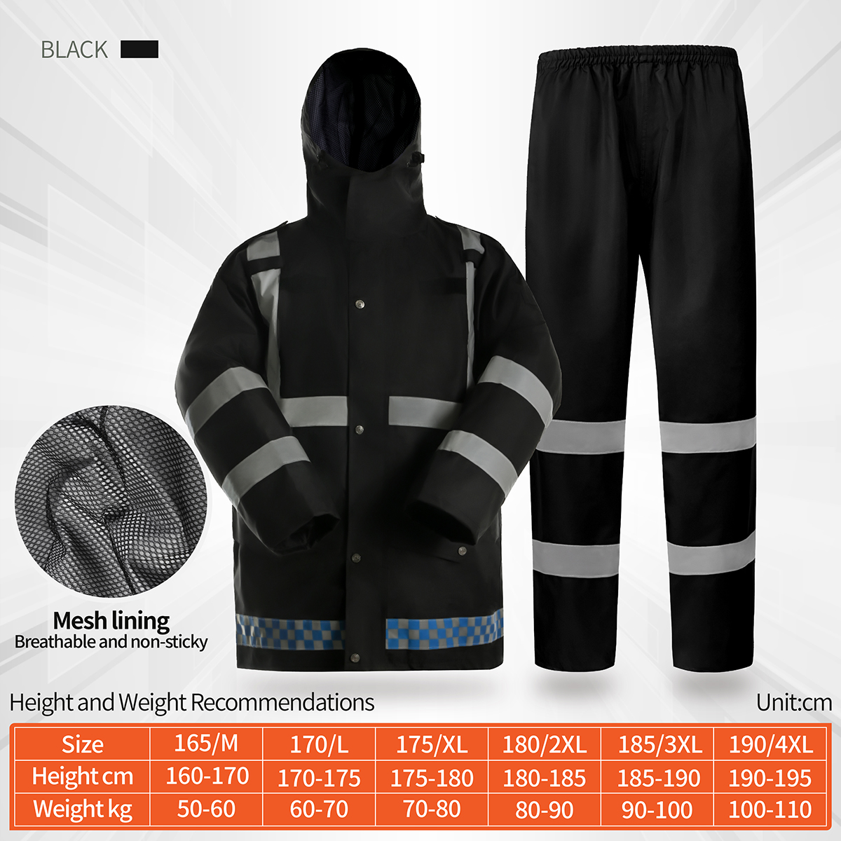 Hiking cycling raincoat