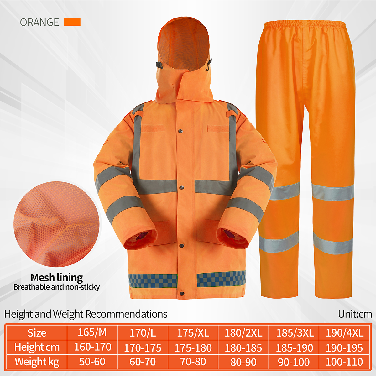 Hiking cycling raincoat