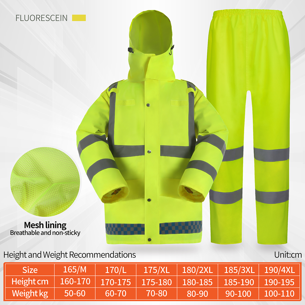 Hiking cycling raincoat