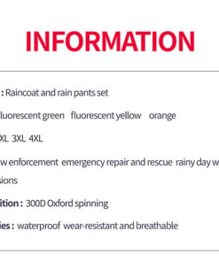 Hiking cycling raincoat