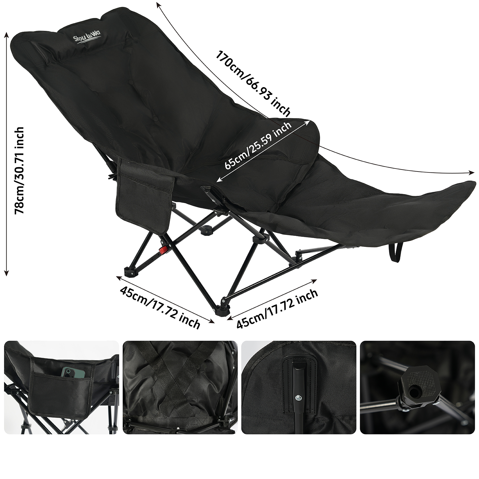 Adjustable thickened chair Outdoor chair