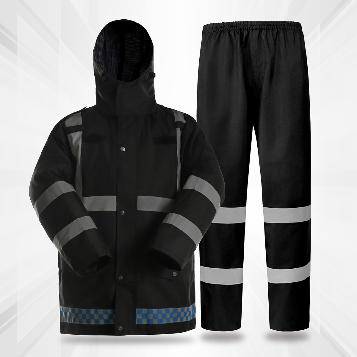 Thick Reflective Raincoat