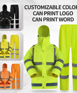 Thick Reflective Raincoat