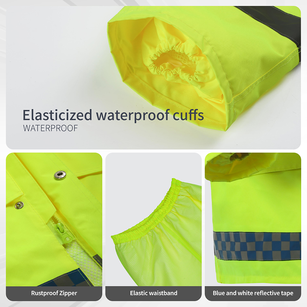 Thick Reflective Raincoat