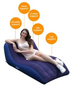 PVC Flocked Inflatable Sofa