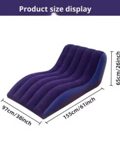 PVC Flocked Inflatable Sofa