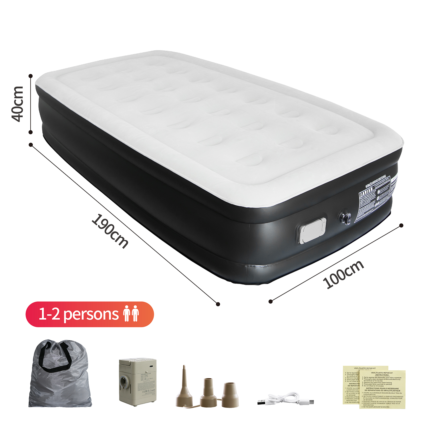 Air mattress black