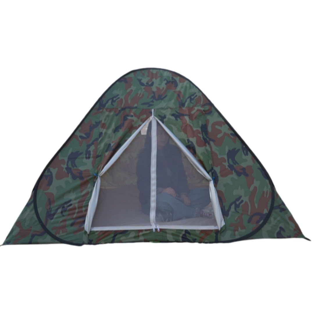Camouflage tent