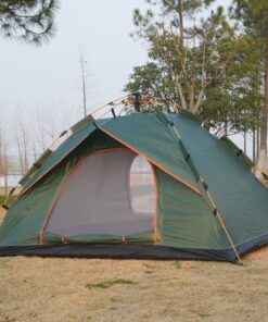 green outdoor tent