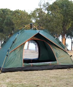 green outdoor tent