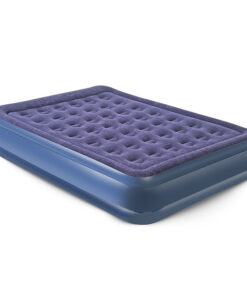 Blue inflatable mattress