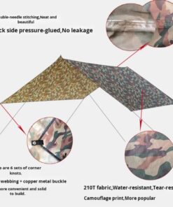 Outdoor Camouflage Multi-purpose Canopy
