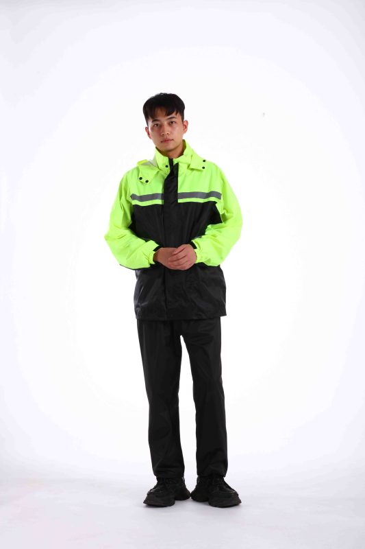 Motorcycle Riding Raincoat Separate Set Adults