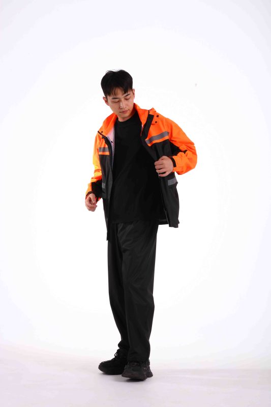 Raincoat rain pants set cycling