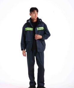 Waterproof Outdoor Work Rain Suit Navy Blue