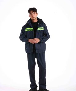 Waterproof Outdoor Work Rain Suit Navy Blue