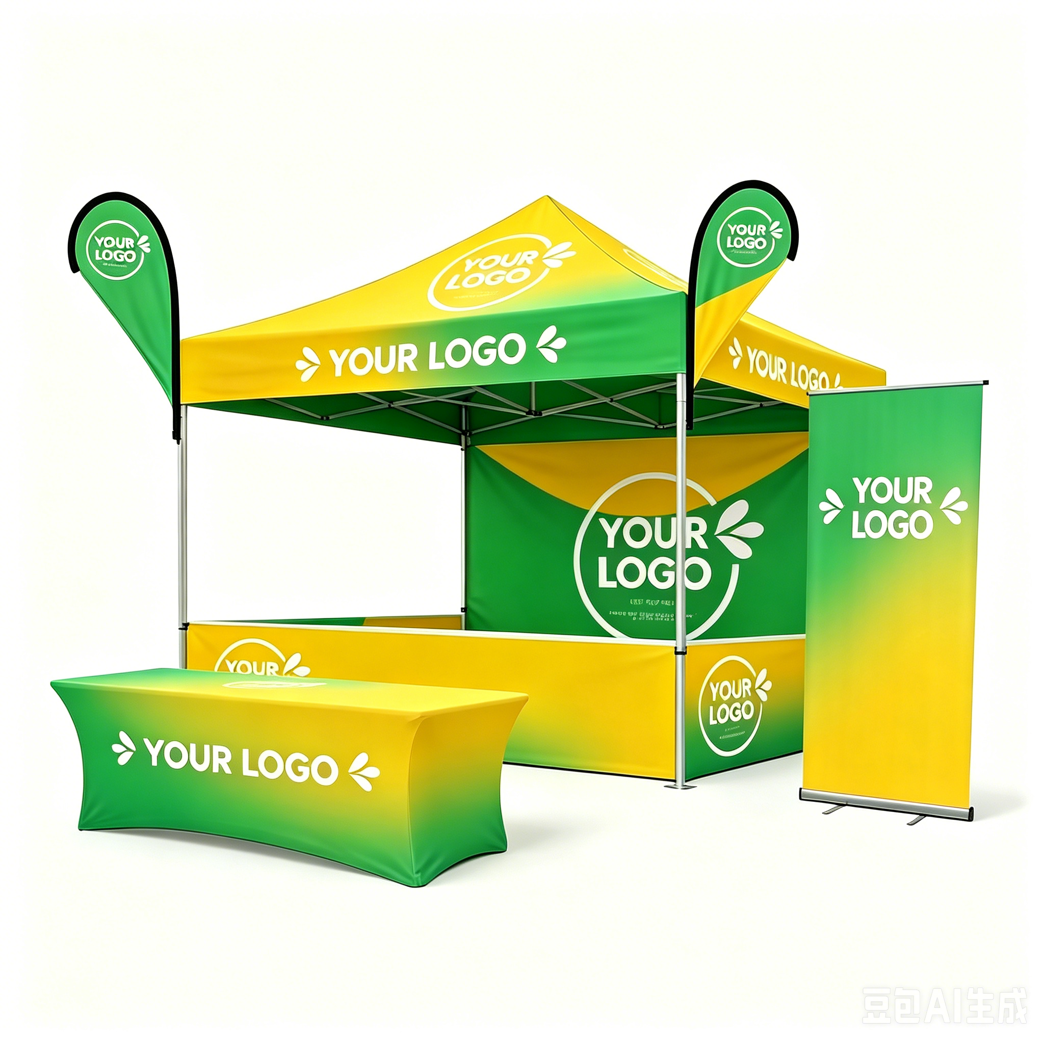 Outdoor Canopies Customization Canopy Tent with Flag - YuTang Technology