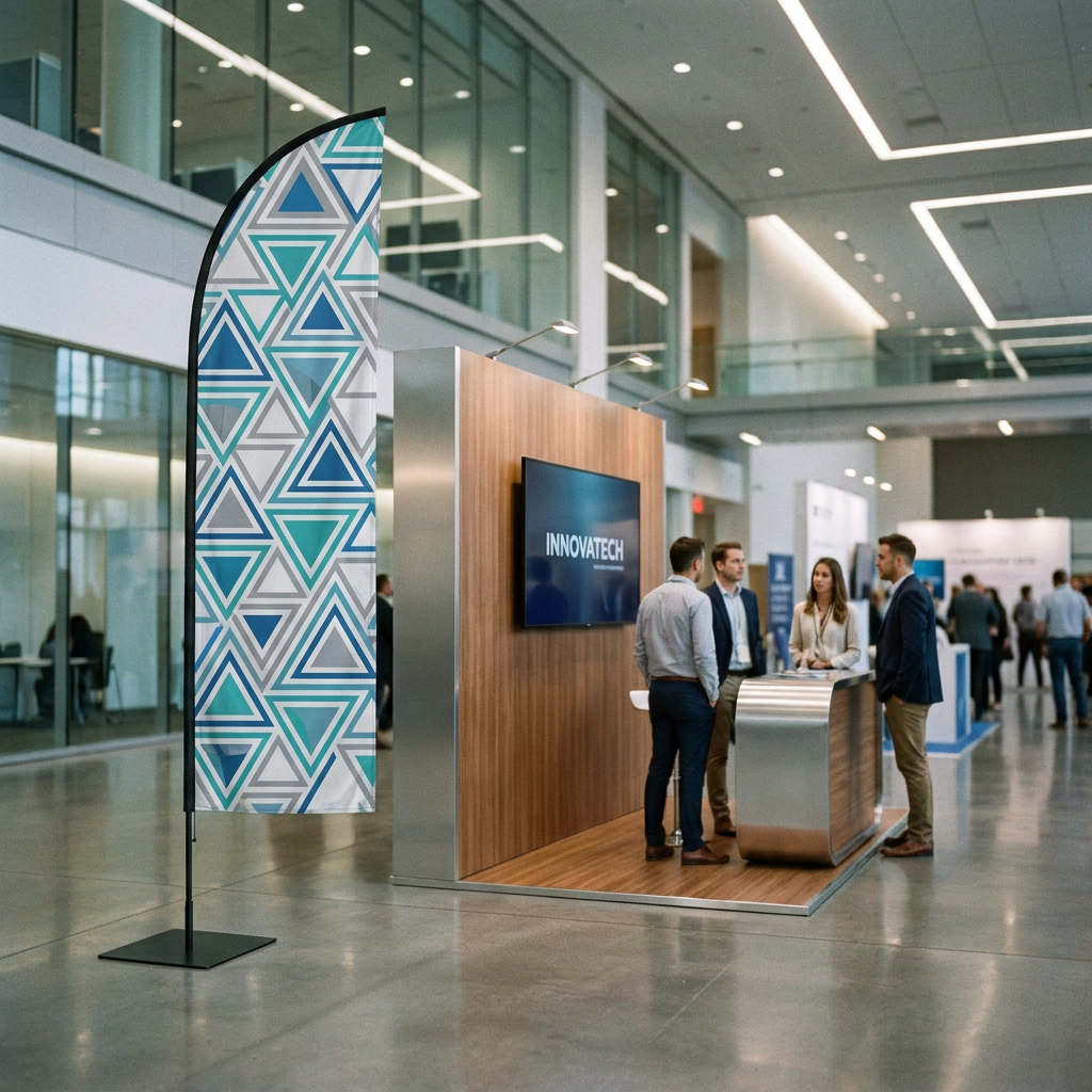 Beach Marketing Teardrop Flag