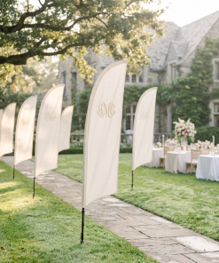 Custom Beach Feather Flag Windproof Outdoor Advertising Banner