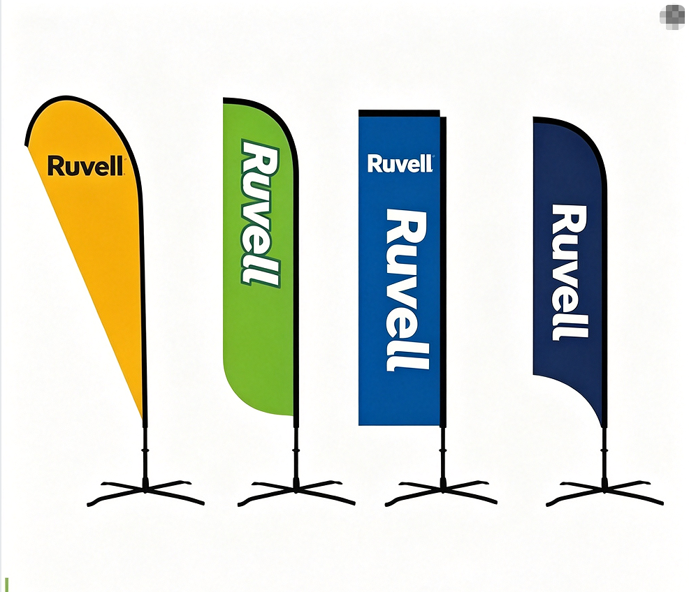 Factory Custom Logo Outdoor Flag Banner