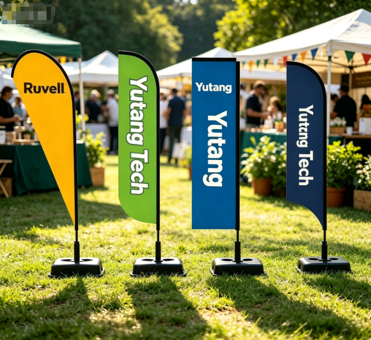 Custom Logo Waterproof Outdoor Flag Banner
