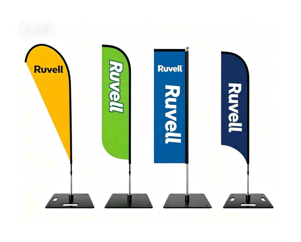 High Quality Outdoor Custom Logo Advertising Flag