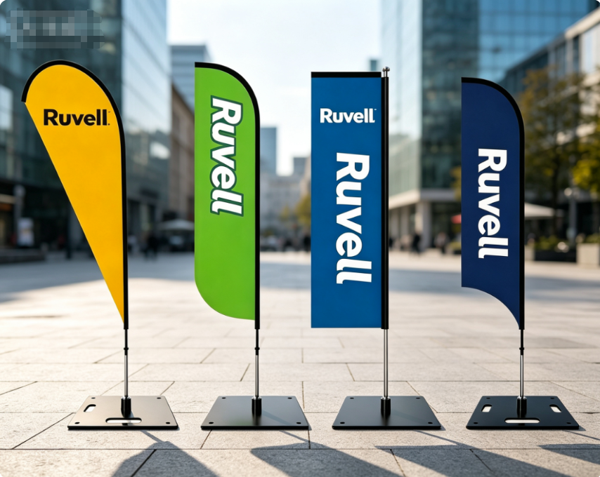 High Quality Outdoor Custom Logo Advertising Flag - Image 6