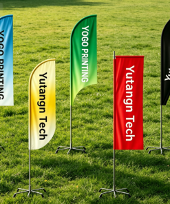 Outdoor Waterproof Custom Logo Display Flag