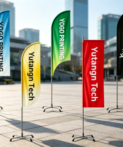 Outdoor Waterproof Custom Logo Display Flag