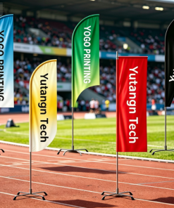 Outdoor Waterproof Custom Logo Display Flag