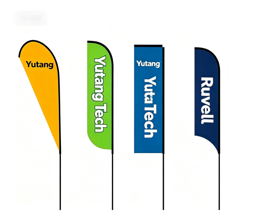 Advertising Waterproof Custom Logo Outdoor Flag