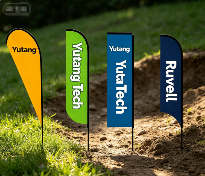 Advertising Waterproof Custom Logo Outdoor Flag - Image 7