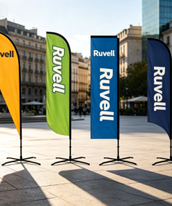 Custom Logo Outdoor Waterproof Display Flag