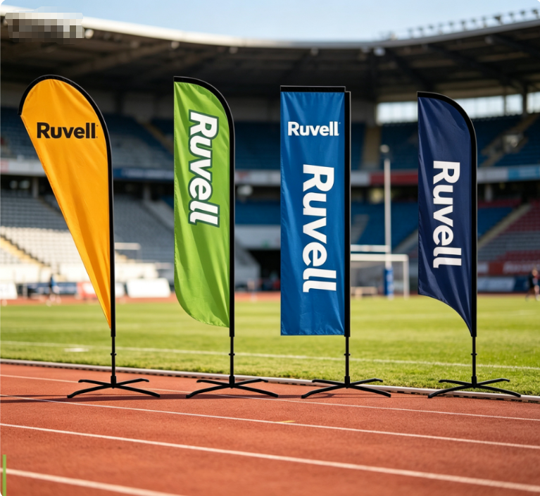 Factory Custom Logo Outdoor Flag Banner
