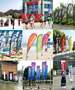 Custom Logo Outdoor Waterproof Display Flag